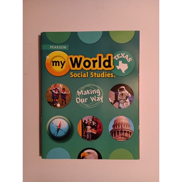 Pearson My World Texas Social Studies Book - Picture 1 of 2